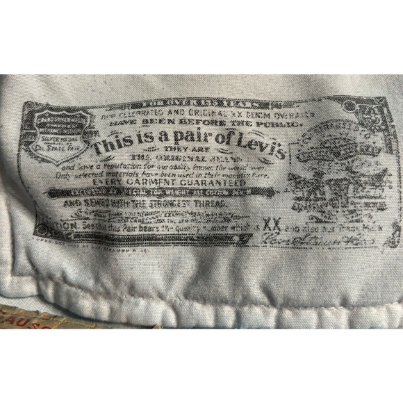 Levi Strauss 501 Jeans, Men's Size 36X29 (34X27 1/2) , Button Up, Blue Denim - Picture 10 of 12